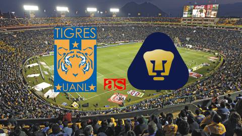 Tigres vs Pumas  en vivo y en directo online, partido de Vuelta de Cuartos de Final de la LiguillaMX, hoy, 26/11/2016 a las 19.00 horas en As México.