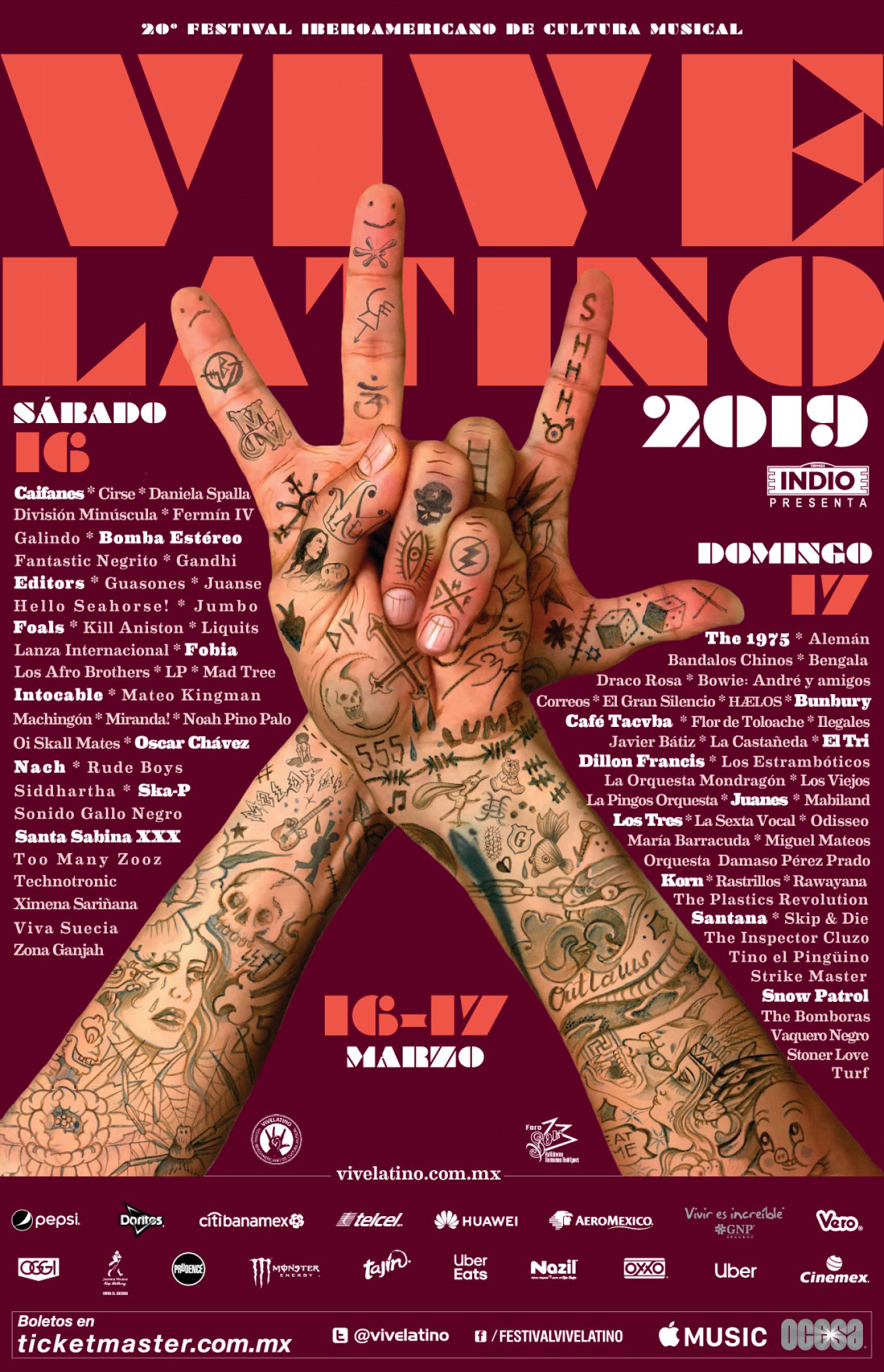 Vive Latino 2019, cómo y dónde ver; horario y TV online AS México