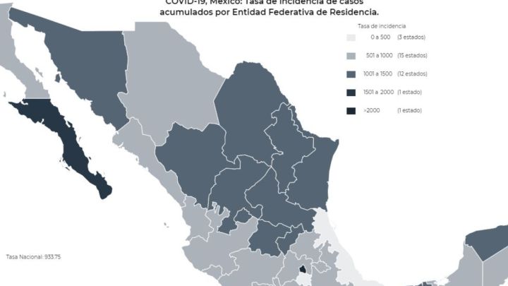 Mapa Muertes Y Casos De Coronavirus En Mexico Por Estados Hoy 9 De Diciembre As Mexico